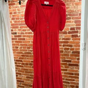 XiRENA Red Lennox Dress